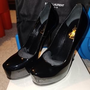 YSL Saint Laurent Black High Heels